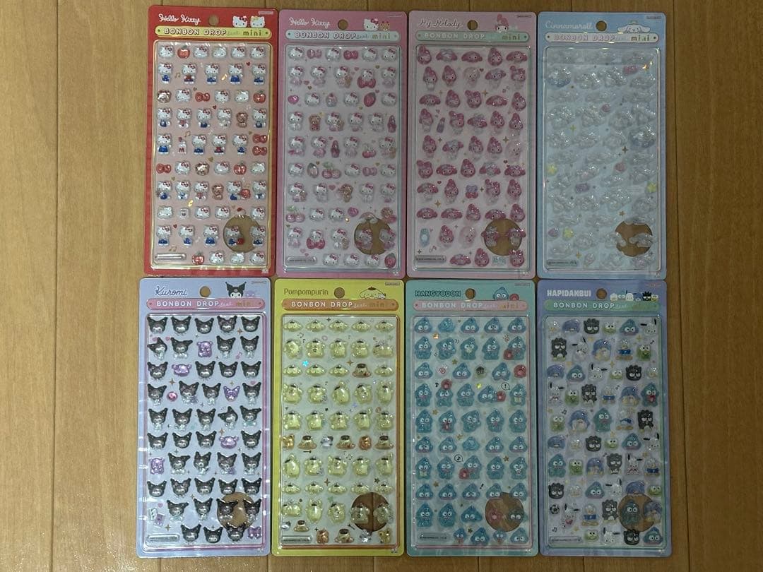 ボンボンドロップシール サンリオ ミニ 8種セット 新品未開封