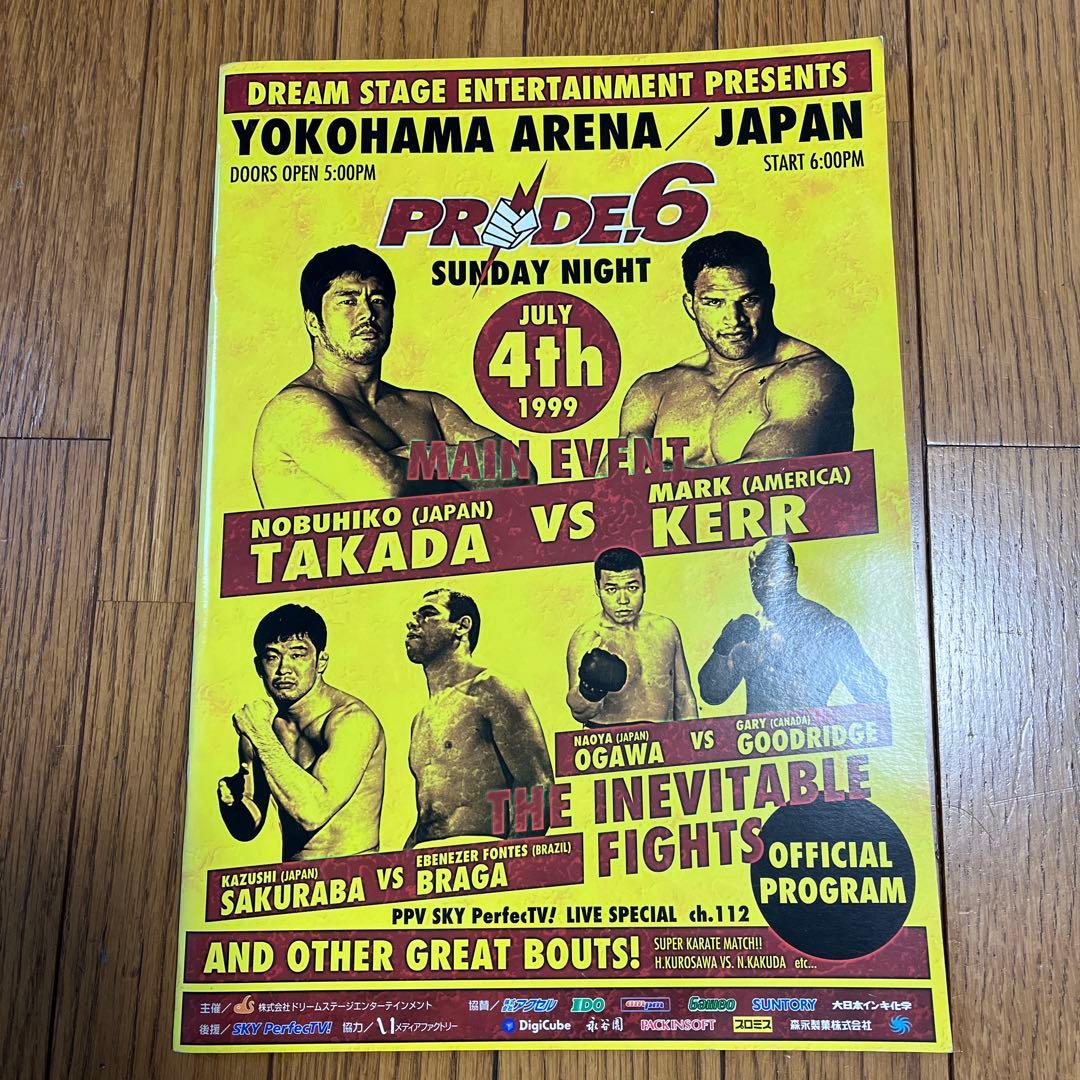 桜庭和志フィギュア、PRIDE パンフレット、CD