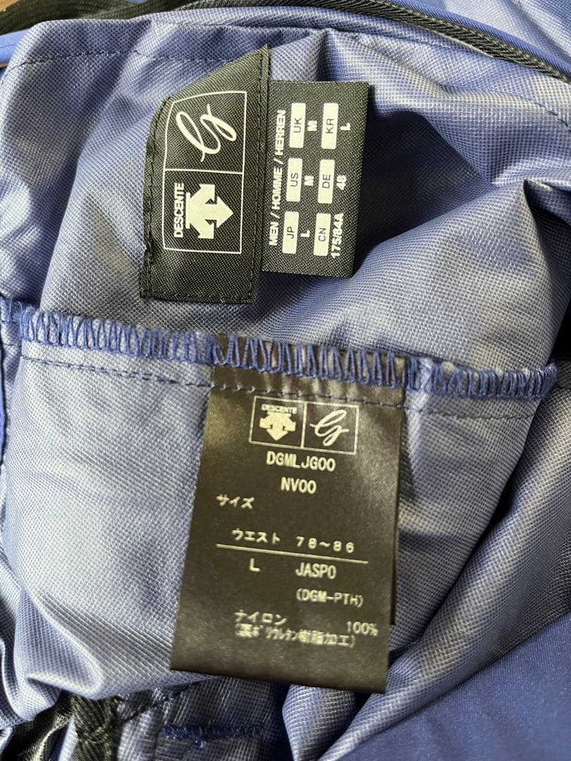 デサントゴルフ　メンズレインウェア　☆  サイズＯ/Ｌ