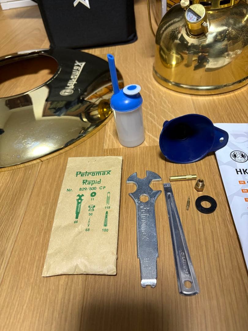 Petromax HK500 ランタン、リフレクター、収納ケース、カスタムあり
