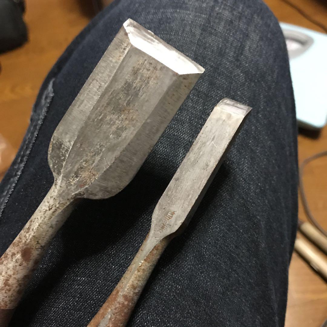 ⑬ノミ　銘いり本職用ノミ　6本セット