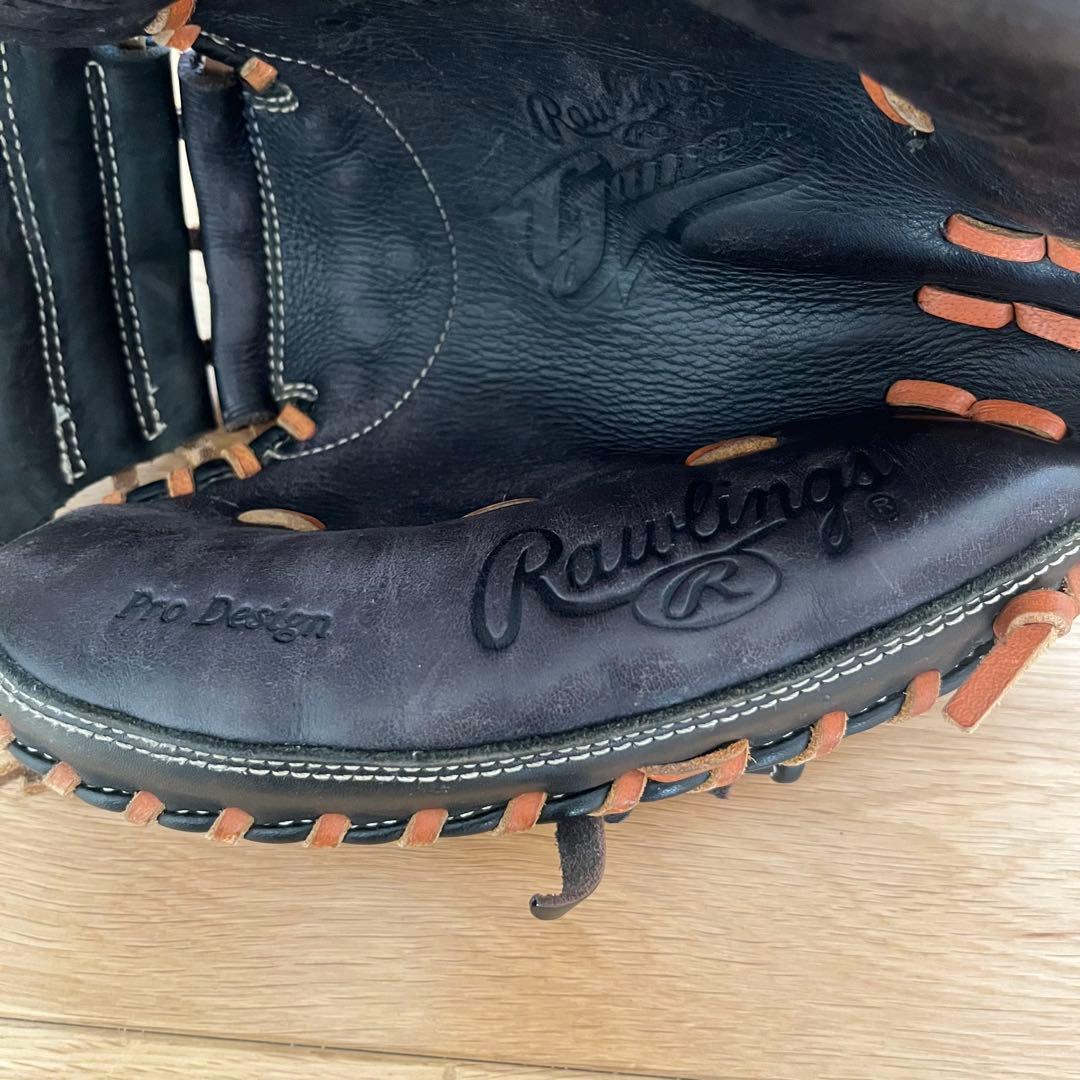 Rawlings ジュニア 軟式 キャッチャーミット 黒 GJ6FG2AF