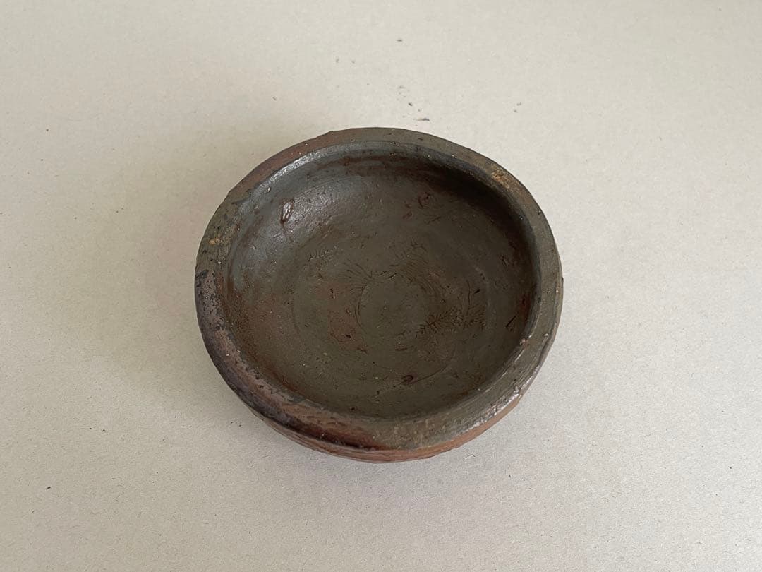 國吉清尚 ぐい呑 酒器 お猪口 やちむん 焼き締め　検索:島武己(武巳) 国吉