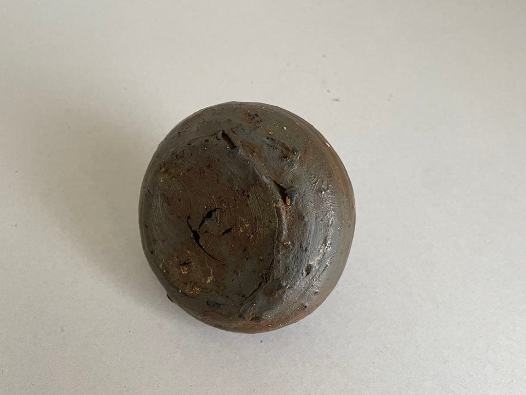 國吉清尚 ぐい呑 酒器 お猪口 やちむん 焼き締め　検索:島武己(武巳) 国吉