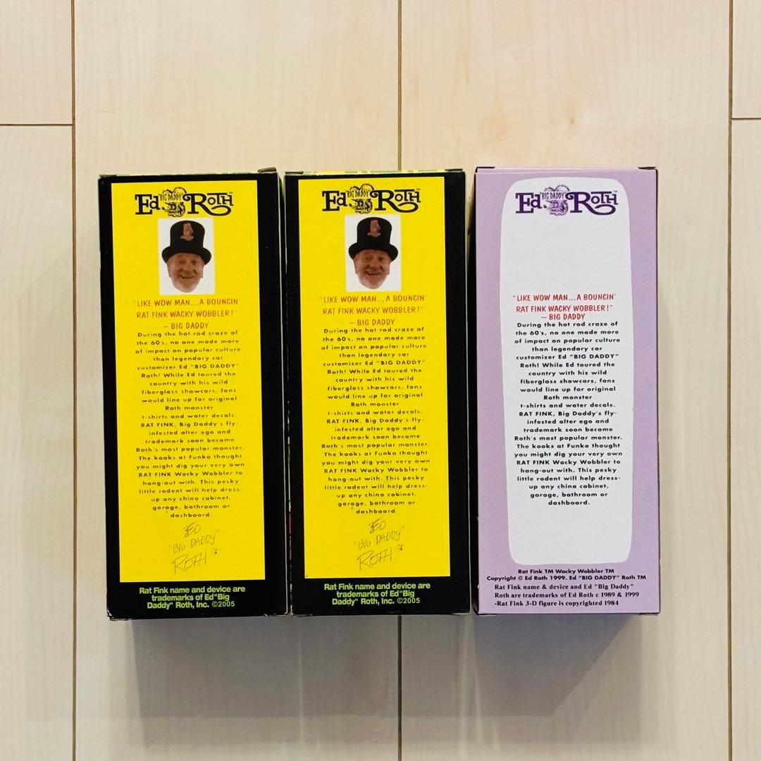 Rat Fink Wacky Wobbler 3体セット 限定版