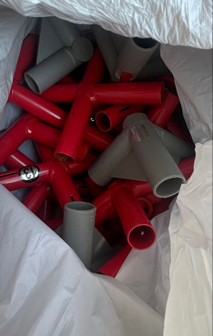 ①ドッペルギャンガー バイクガレージテントと支柱パーツ①～③まで購入ください