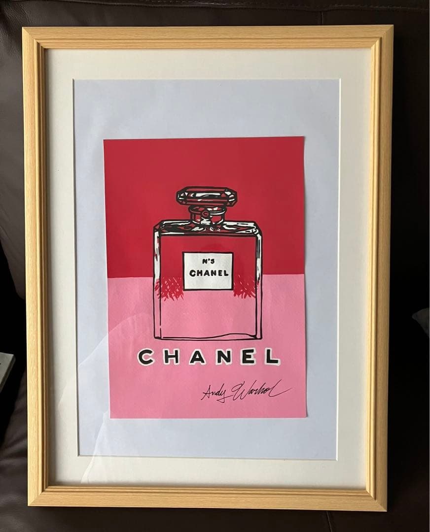 アンディウォーホル　5  水彩画　ブランドオマージュ