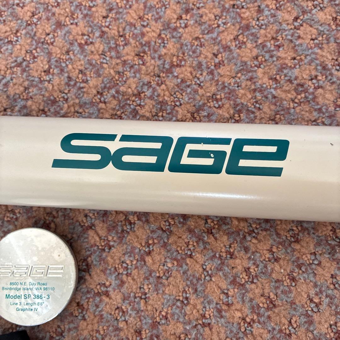 SAGE セージ　フライロッド　SP 386-3 GRAPHITE Ⅳ中古品
