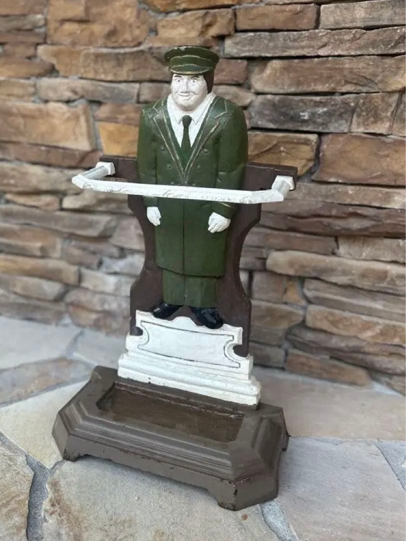 鉄製 スタンド アンティーク　傘立て　イギリス製　アンブレラスタンド　アイアン