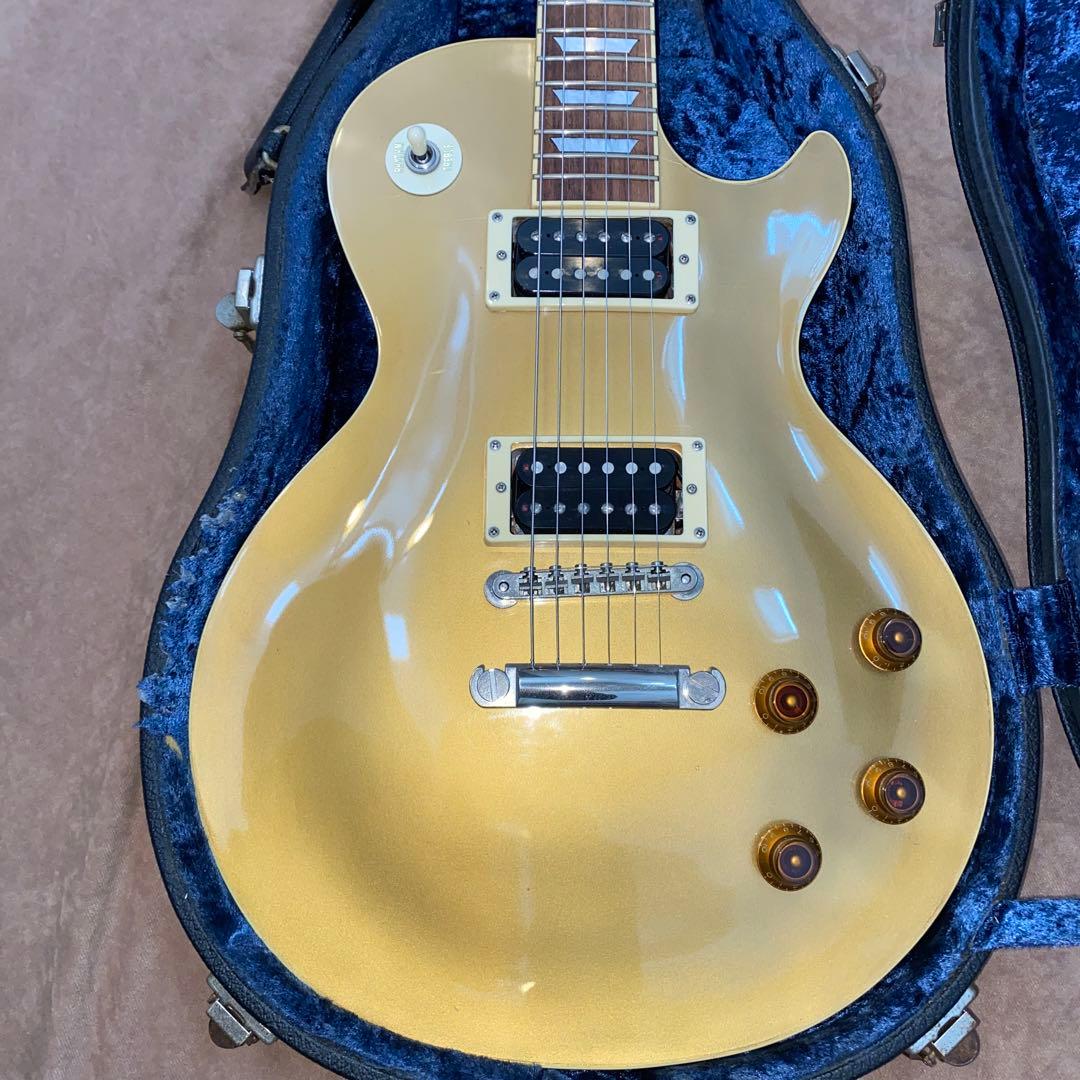 国産？ 詳細不明 良質 レスポールタイプ ゴールドトップ ディープジョイント