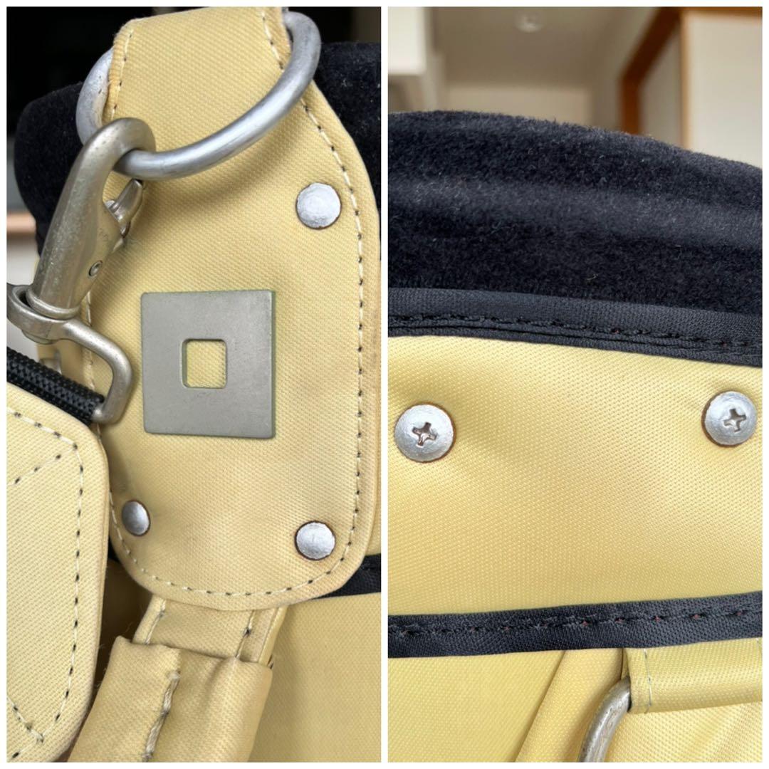 良品ONOFFオノフ カートキャディバッグ 9型軽量メンズ　レディース　クリーム