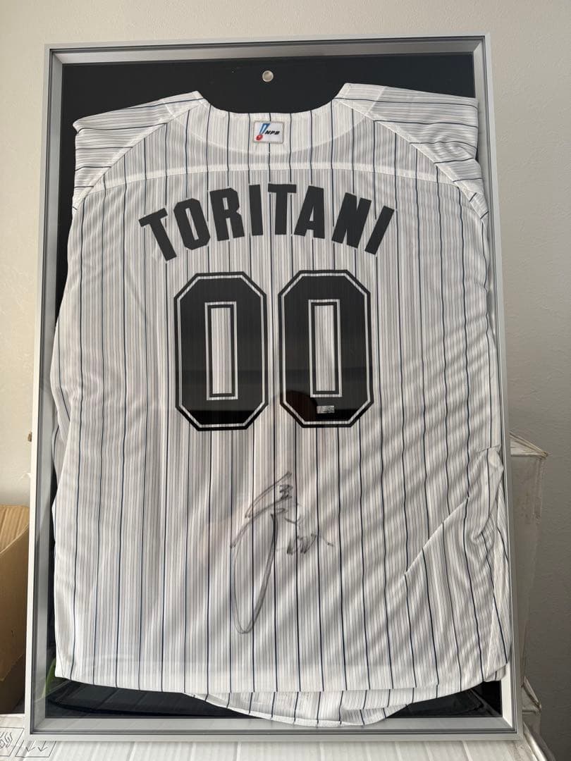 BBM 千葉ロッテ　鳥谷敬　直筆サイン　ユニフォーム　額付き