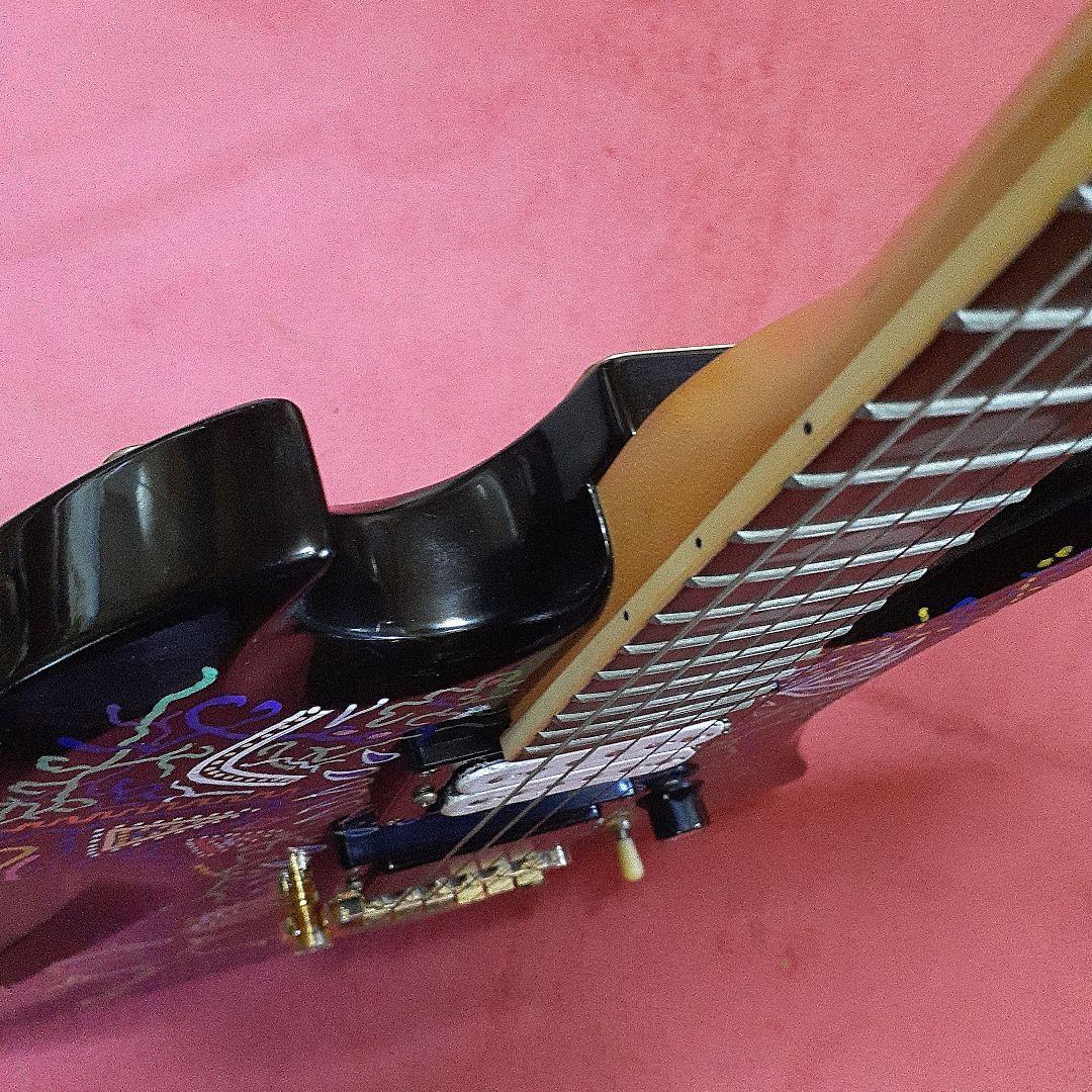 【良・美品】目玉ペイント・hideモデル。モッキンバードエレキギター。