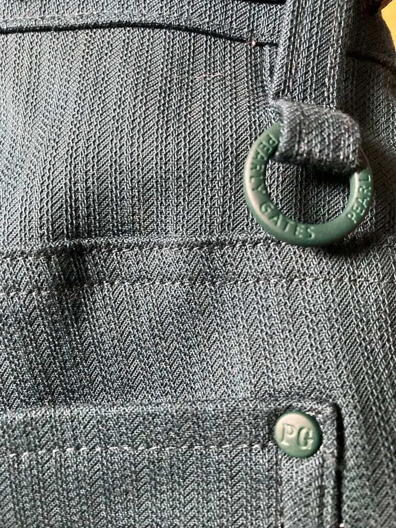 パーリーゲイツ ゴルフパンツ PGロゴ刺繍 メンズ グリーン　サイズ4