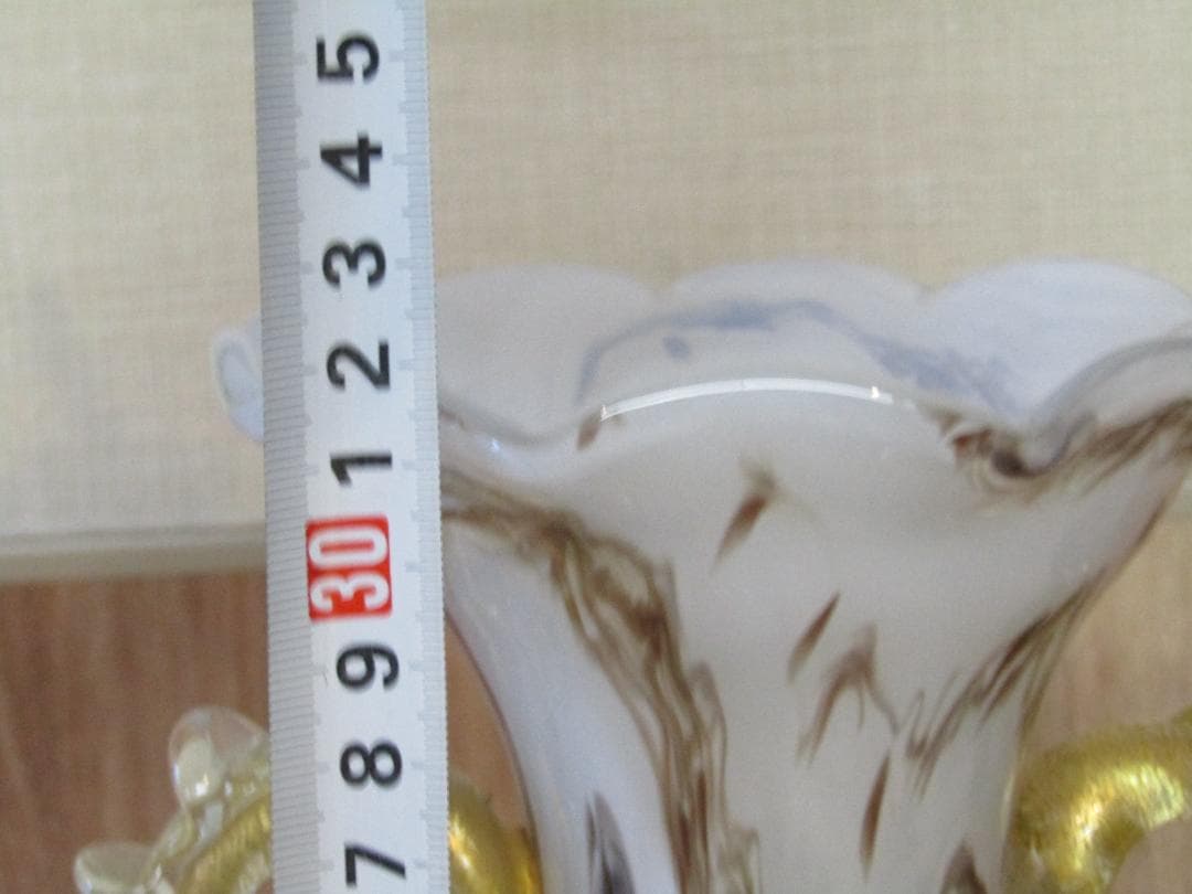 岩田硝子　花瓶　フラワーベース　ヴィンテージ