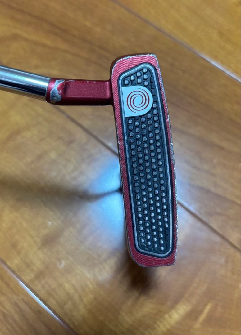 ODYSSEY JAILBIRD MINIパター レッド