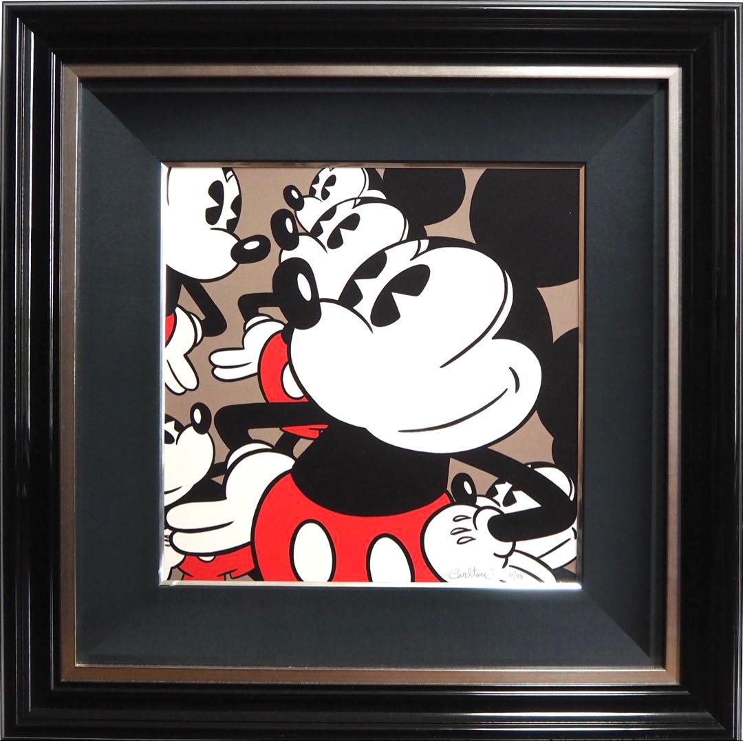 真作■ディズニー ファインアート トレバー・カールトン■版画 絵画 ミッキー