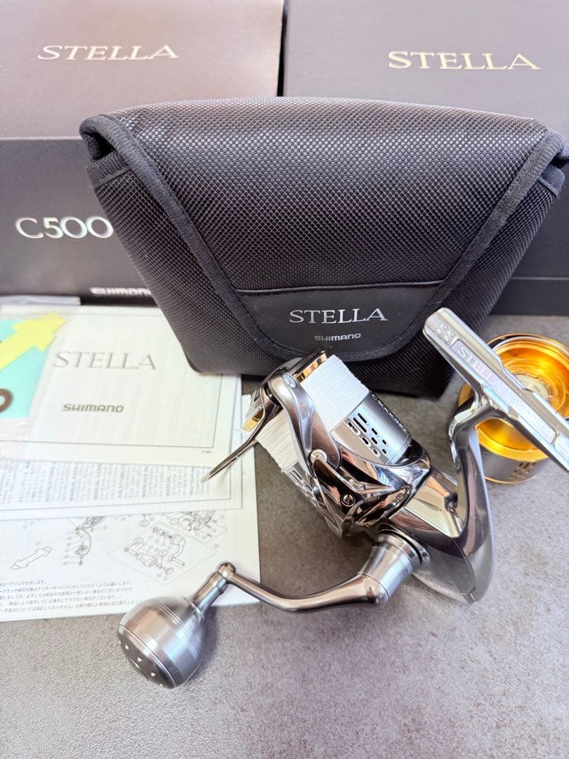 写真追加　シマノ18ステラC5000HG 夢屋スプール付