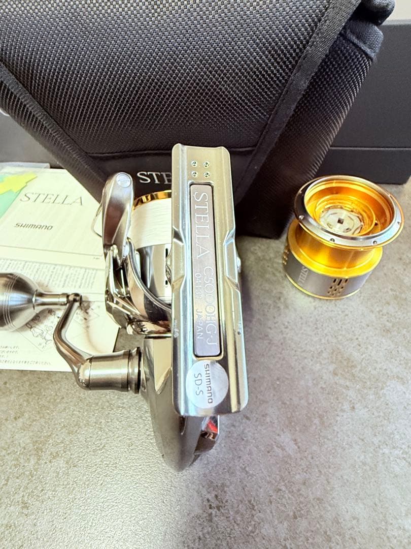 写真追加　シマノ18ステラC5000HG 夢屋スプール付