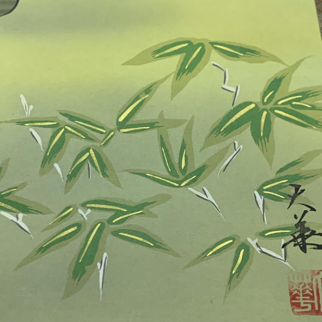 掛軸 武士 石元大華 共箱付き 端午の節句 五月節句 縁起物 開運 季節掛け