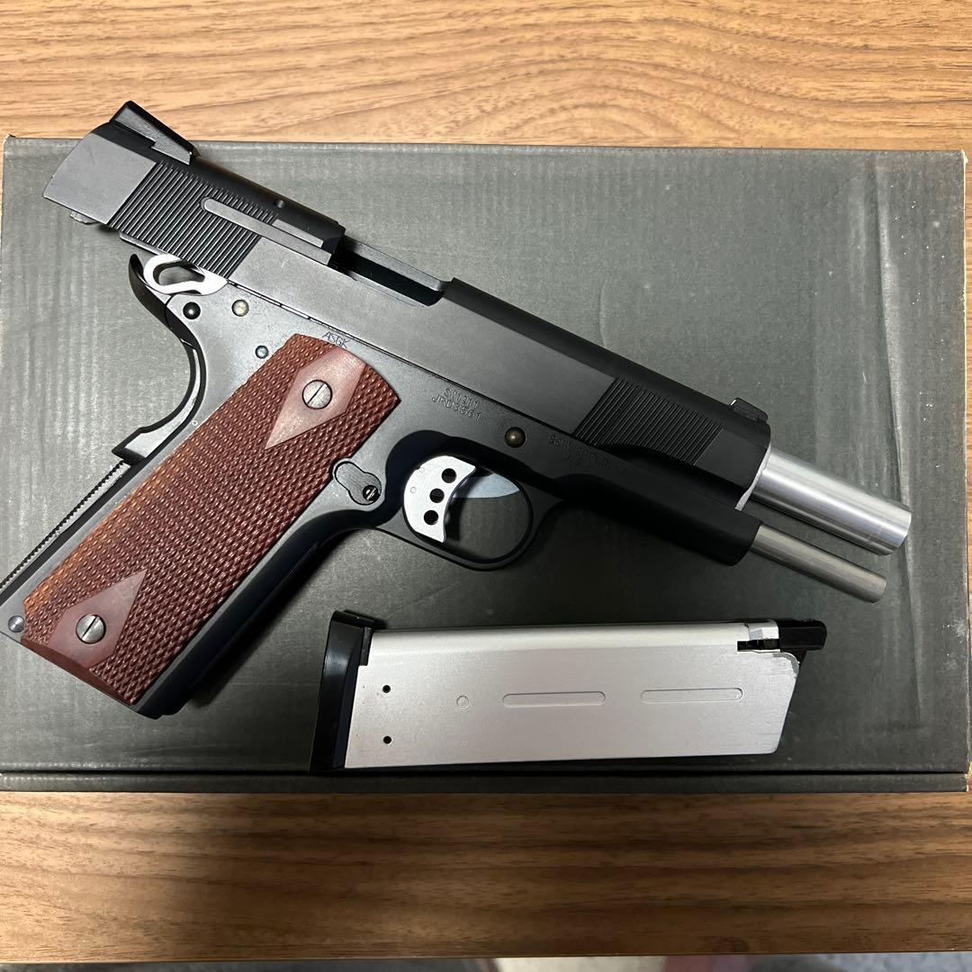 WA sw1911 マグナブローバックガスガン　ウッドグリップ付き