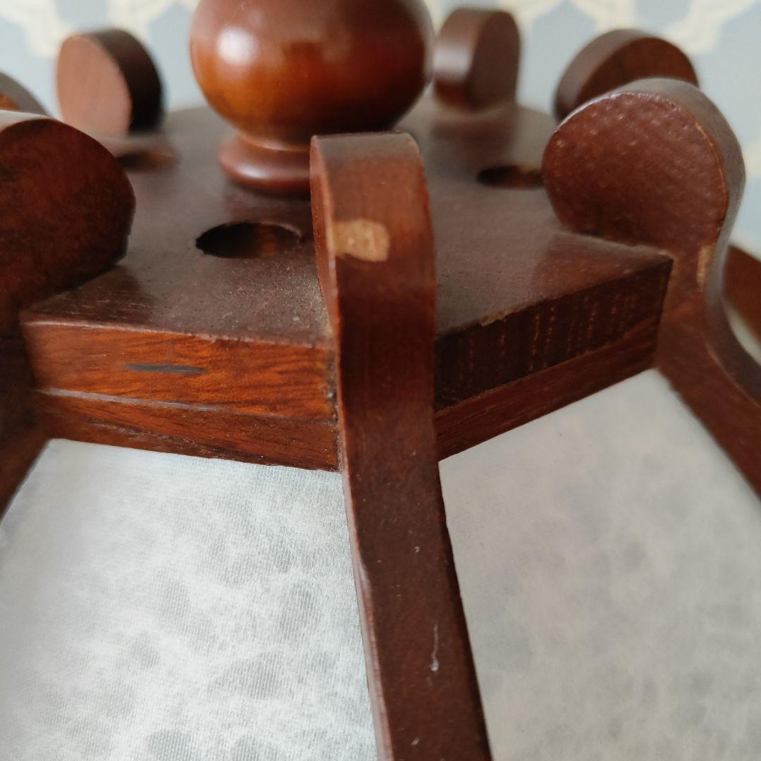 美品　レア北海道民芸家具店　レトロなアンティークランプ