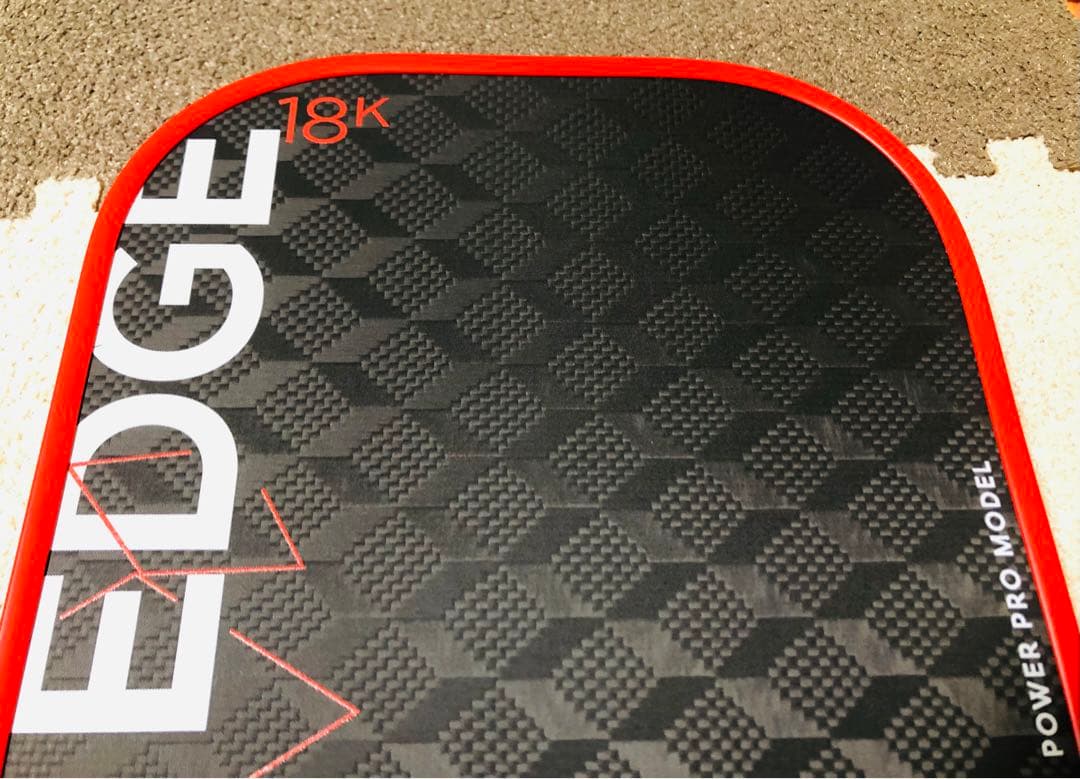 Edge 18K POWER PRO ピックルボール パドル 16mm 242g