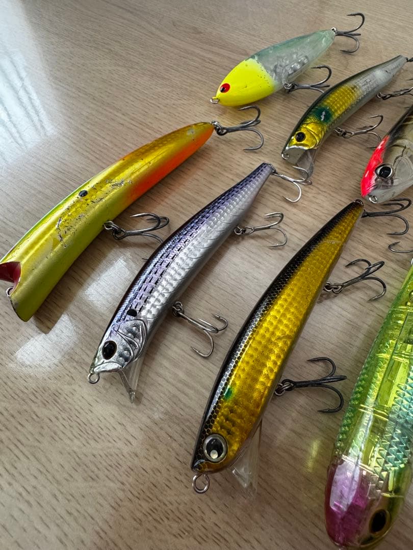 ビックベイト　ルアーセット ケース付き　シーバスルアー