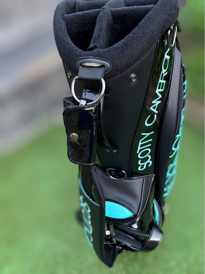 スコッティキャメロン　ブラック×ティファニーブルー　中古キャディバッグ