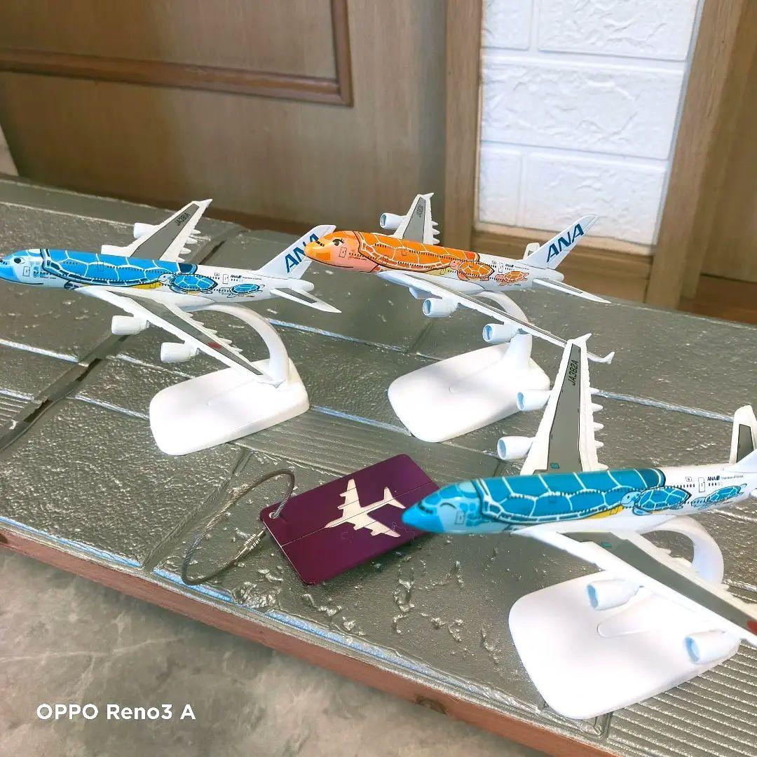 NEW! 3機セット／ANA.フライングホヌ 、ダイキャスト