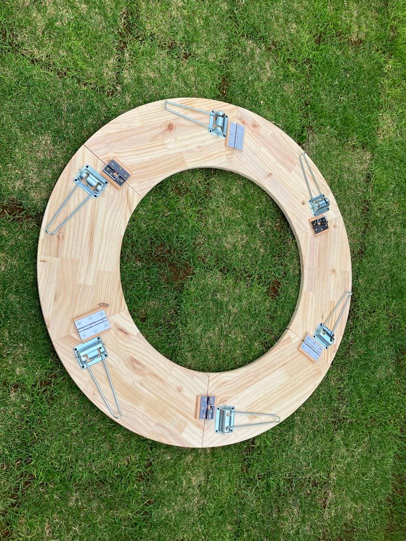 折りたたみサークルテーブル　専用バッグ付き