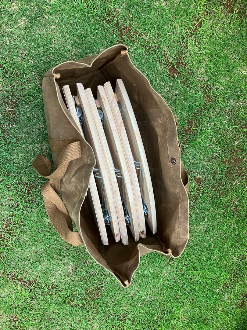 折りたたみサークルテーブル　専用バッグ付き