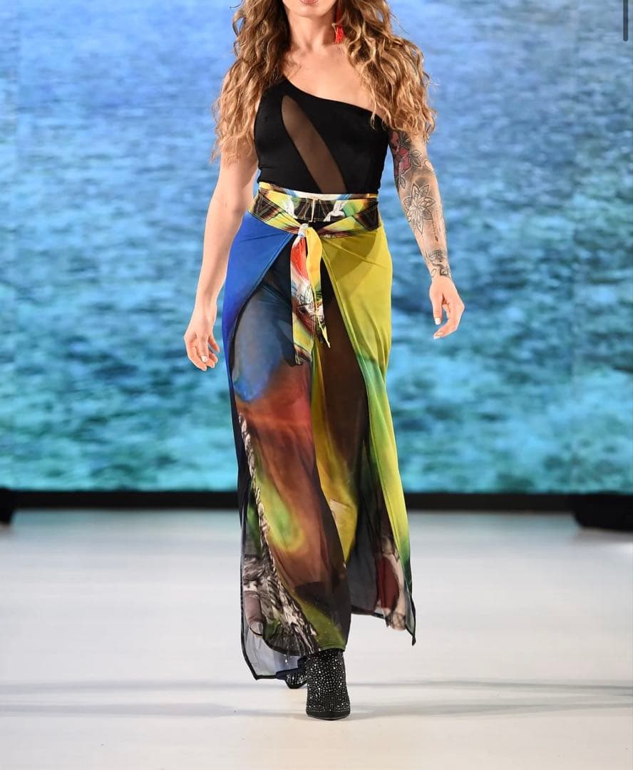 【SOLEATTA】シアーパンツ マルチカラー プエルトリコ発ブランド