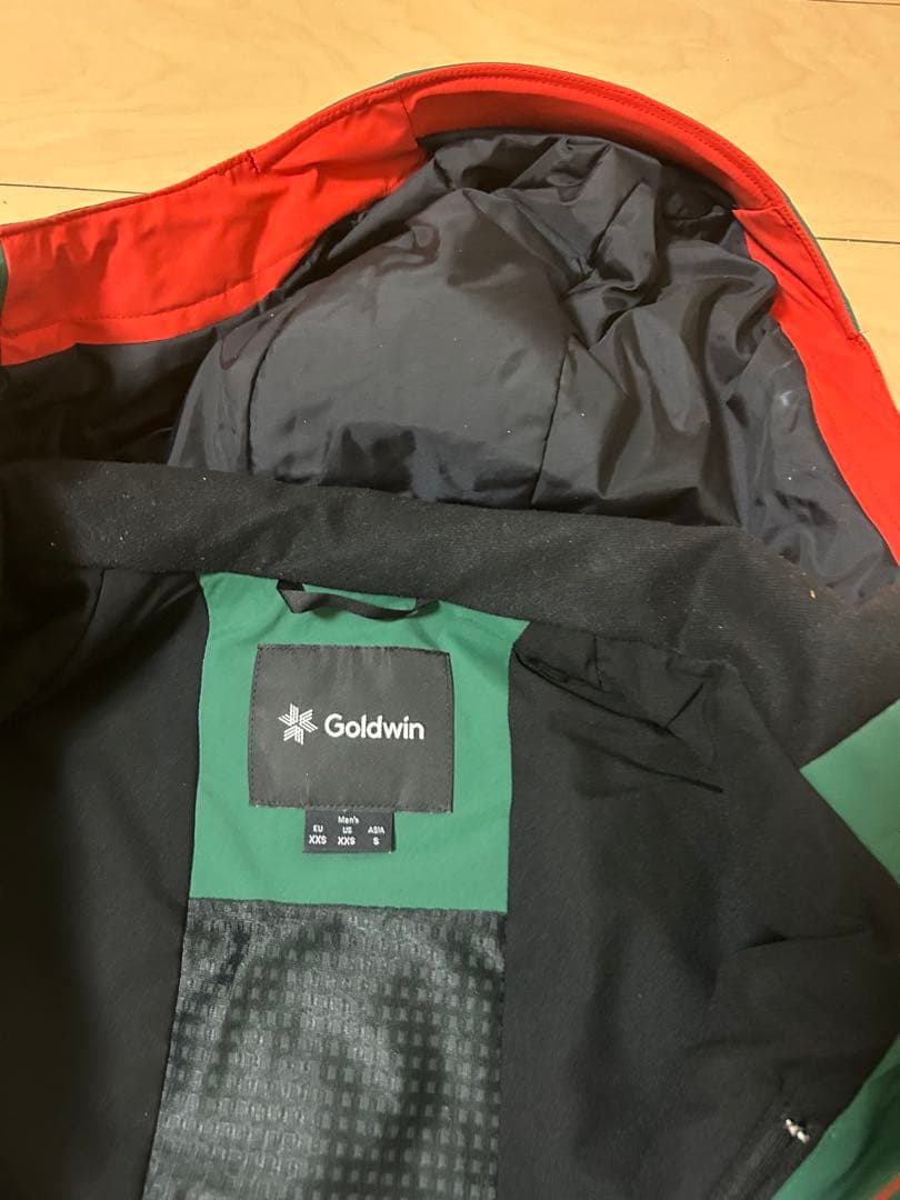 Goldwin スキーウェア サイズ 緑S/オレンジM 美品