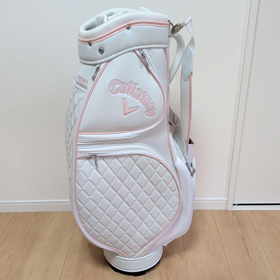 新品未使用!!　Callaway REVA ゴルフバッグ ホワイト/ピンク