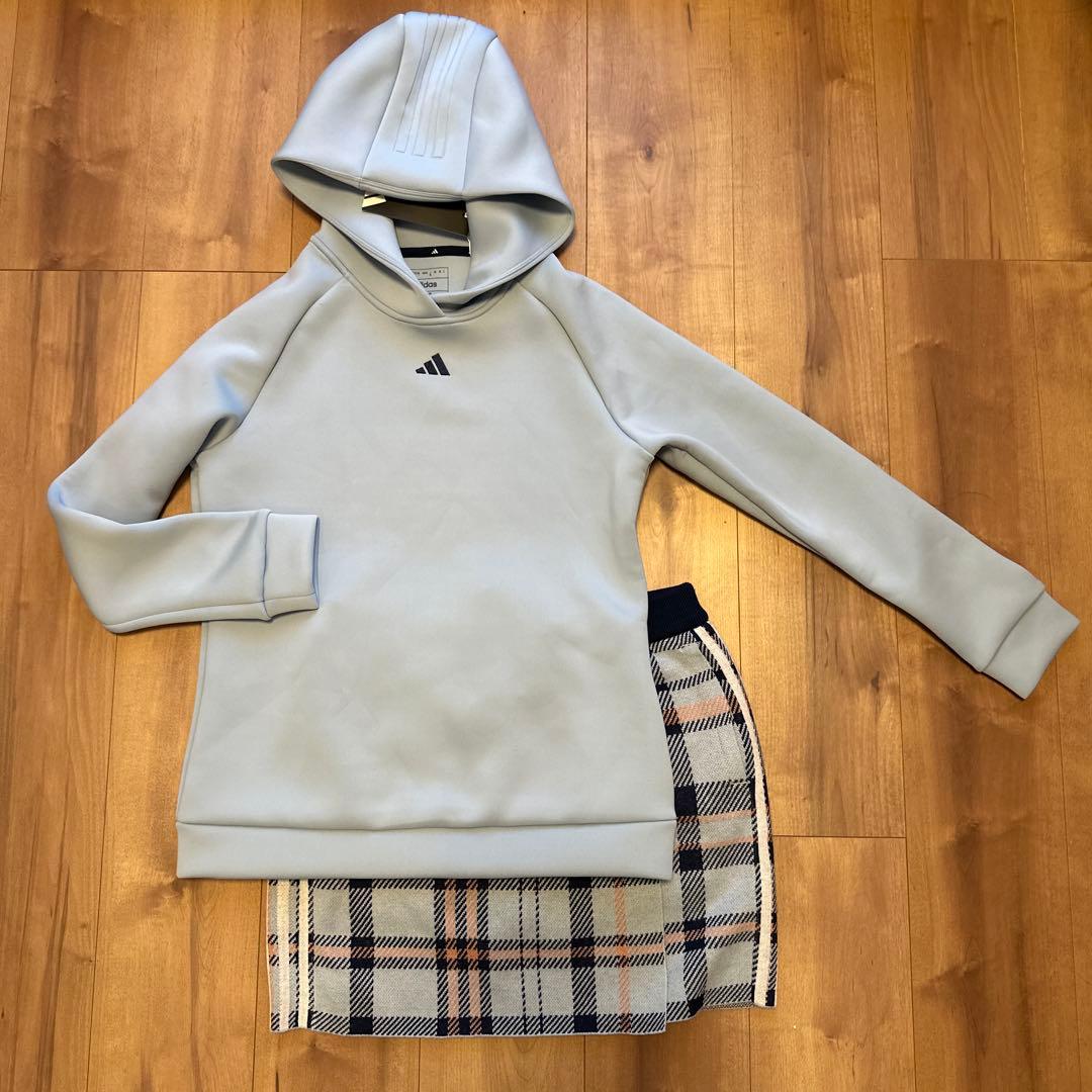 ダンボールニット　ニットスカート　セットアップ　大きいサイズ　秋冬　パーカー