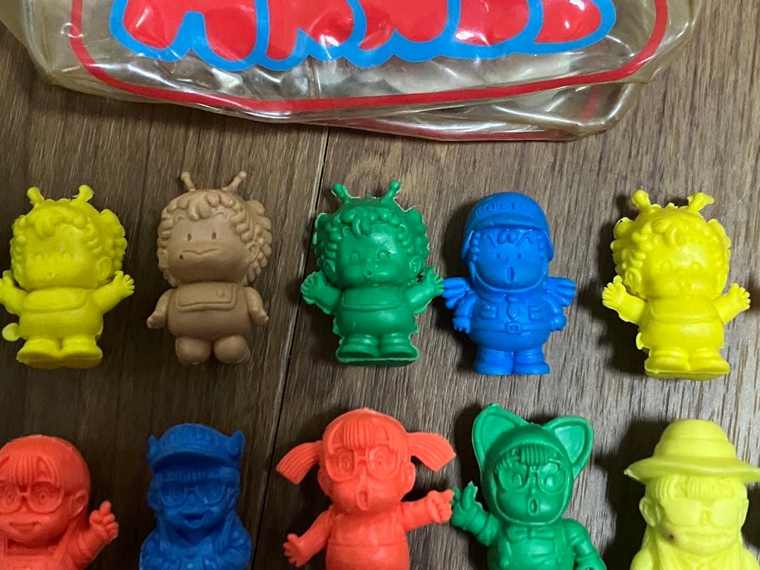 Dr.スランプ アラレちゃん消しゴム 14体セット 昭和当時品