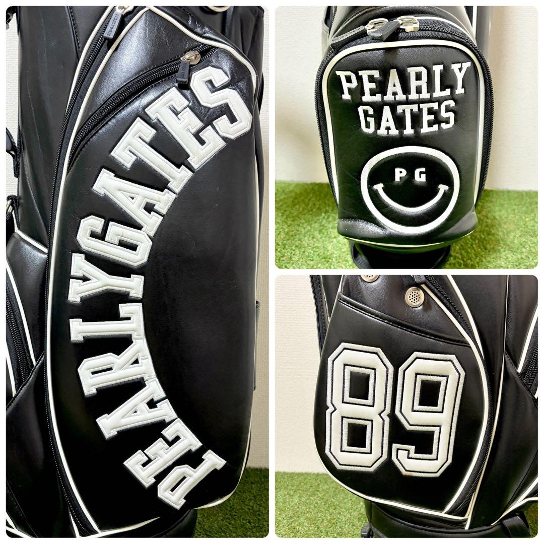 大人気｜パーリーゲイツ　キャディバッグ　スタンド式　黒　ブラック