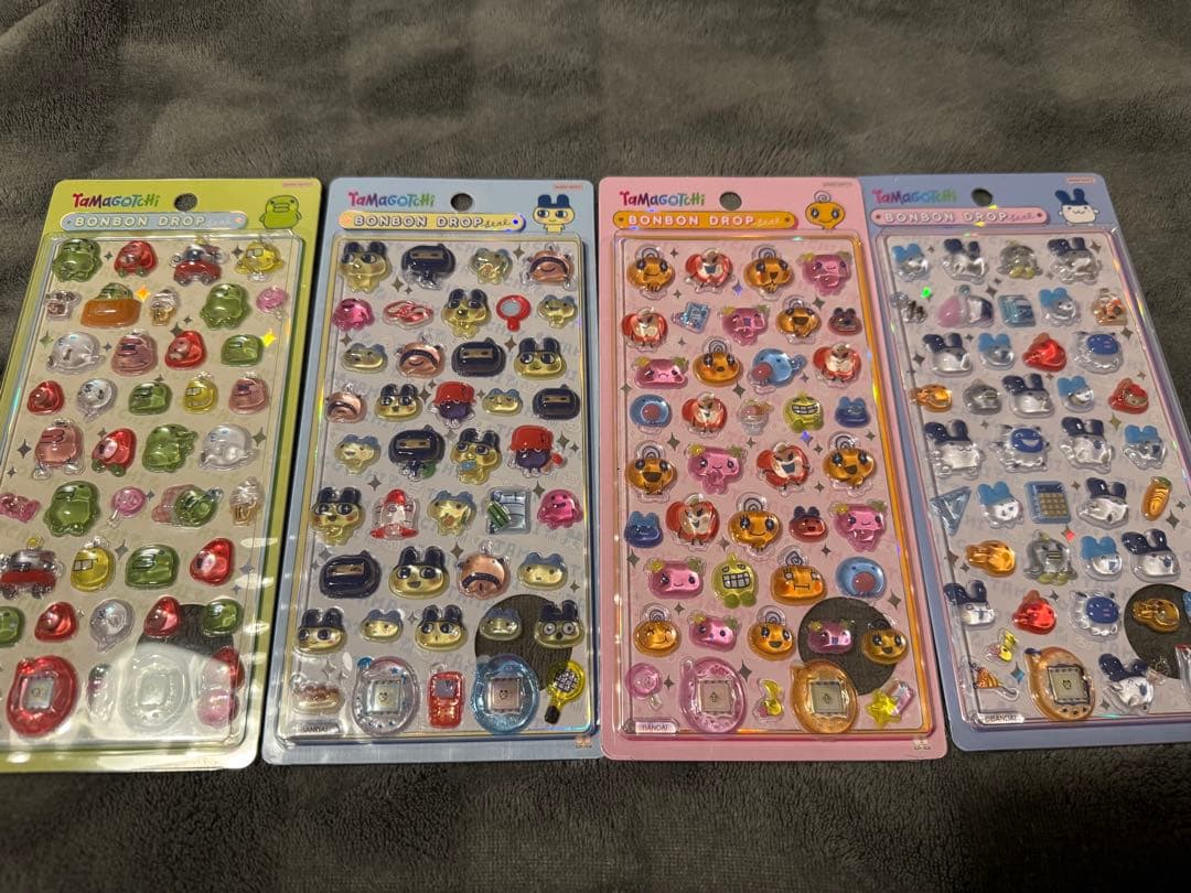 【確実正規品！！】Tamagotchi ボンボンドロップ シール 4シートセット