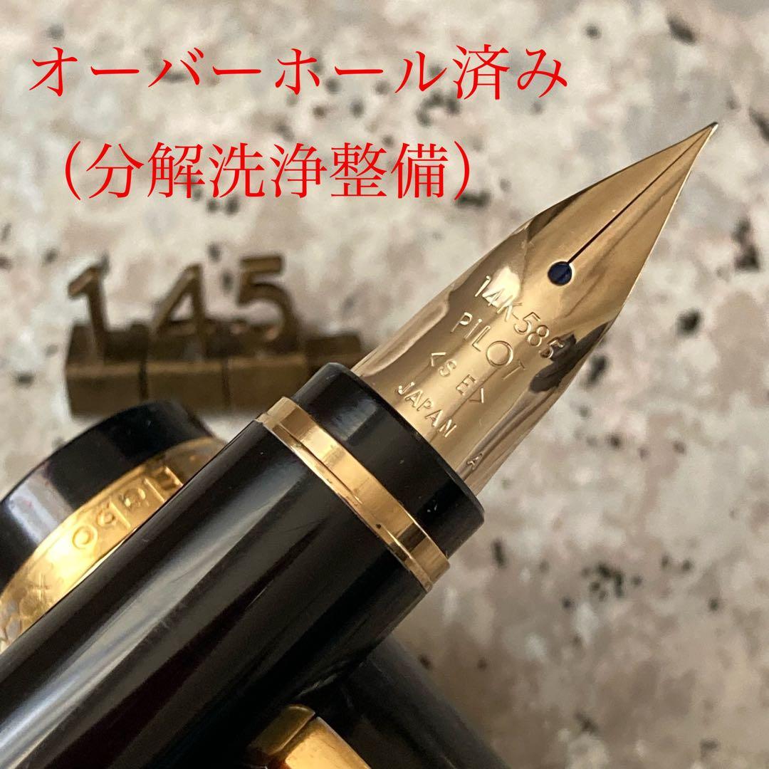 #145 オーバーホール済み 万年筆 PILOT エラボー Elabo 14k