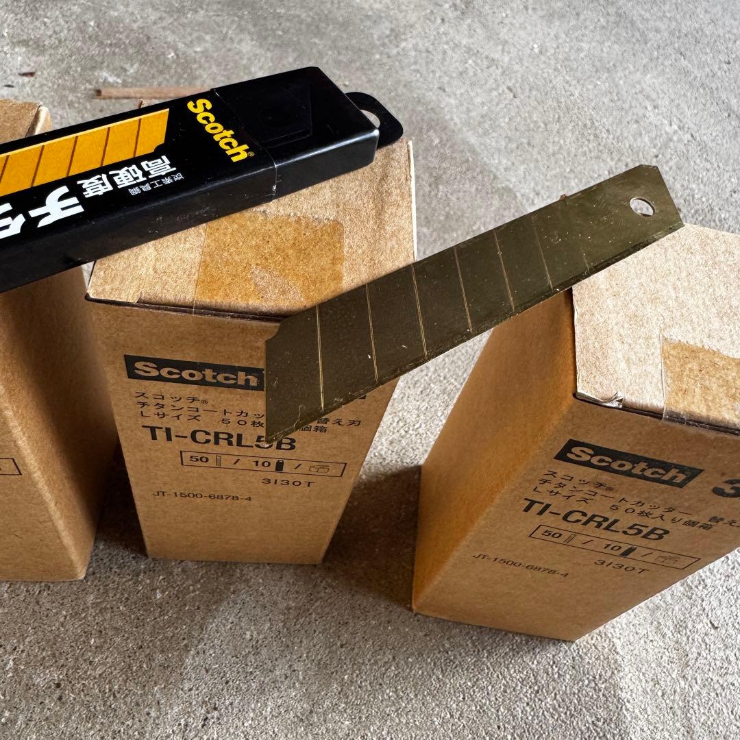 3M スコッチ カッター チタンコート L 替え刃 5枚×30セット