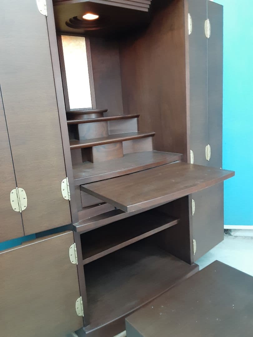 モダン仏壇　カシオペア 1200 ウォールナット [床置]