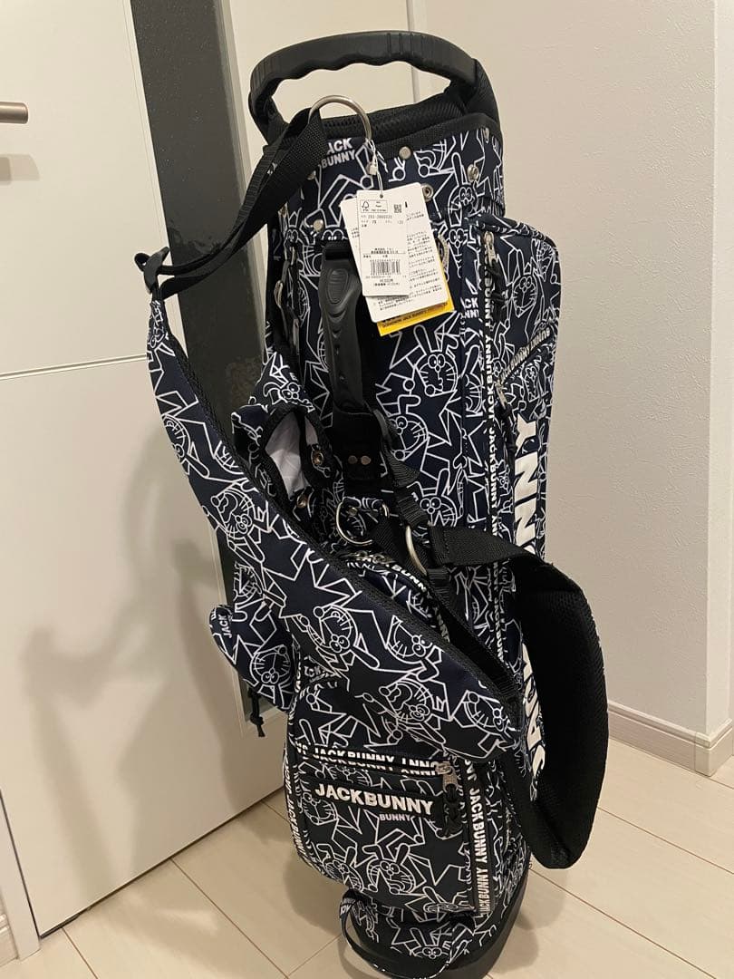 【新品未使用 】JACK BUNNY ドラえもん総柄 ゴルフキャディバッグ