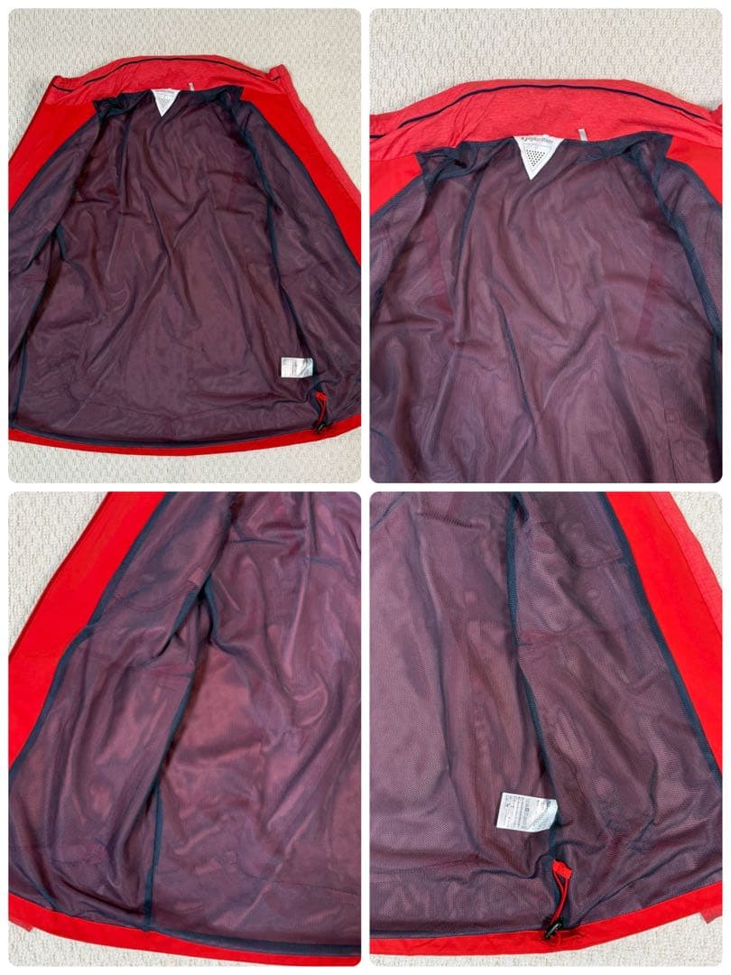 テーラーメイド 雨具 レインウェア セットアップ 赤 XL メンズ O