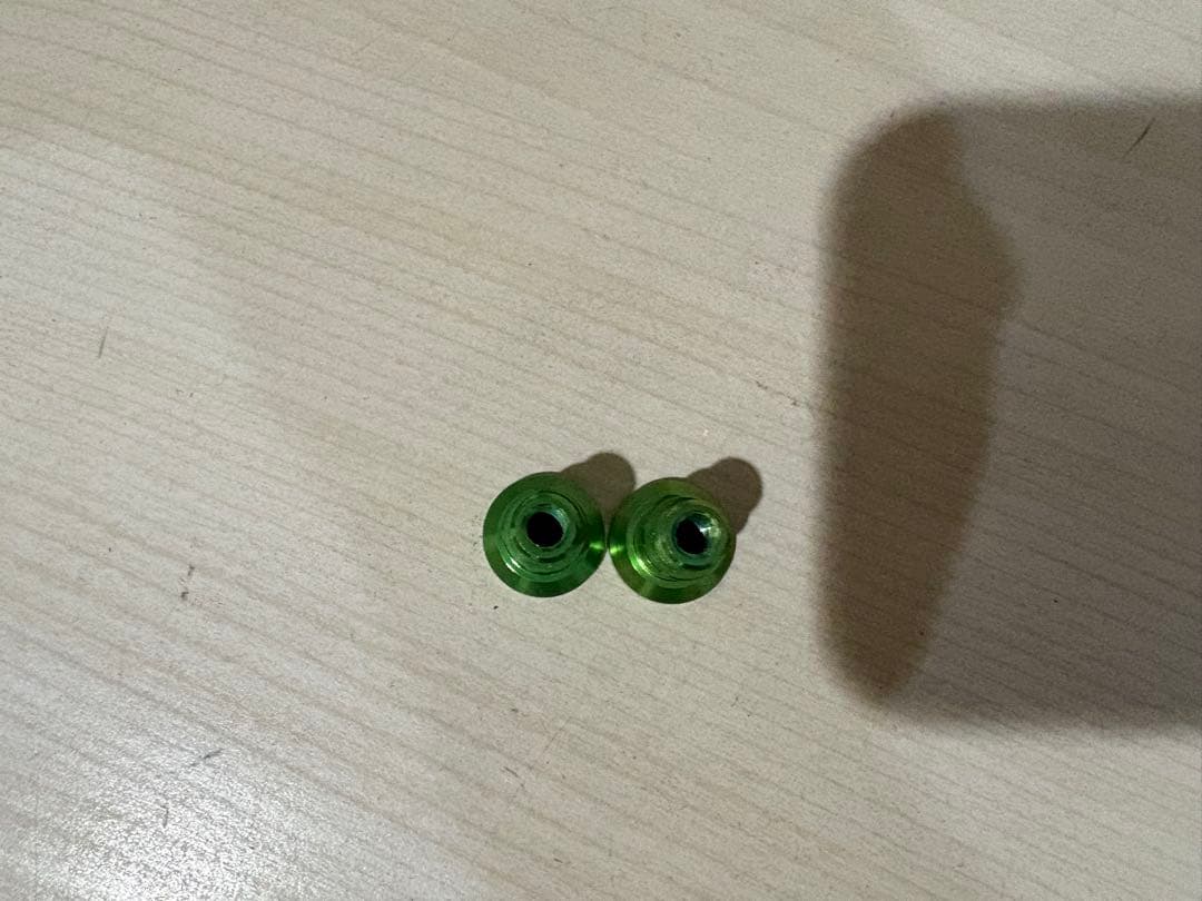 ★☆DRT バリアル　mk-1 ホイールキャップ 2個セット　グリーン