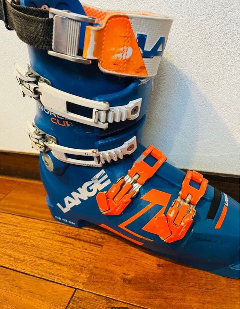 Lange スキーブーツ 青/オレンジ