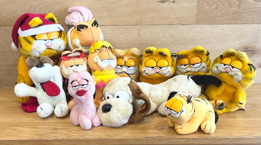 12点set ガーフィールド　ぬいぐるみ　ビンテージ　オーディ　アーリーン