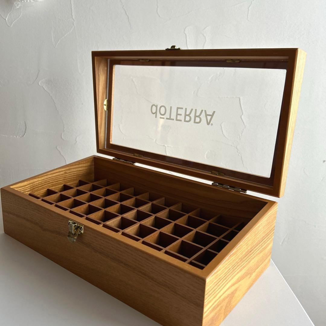 dōTERRA 木製ウッドボックス50本収納