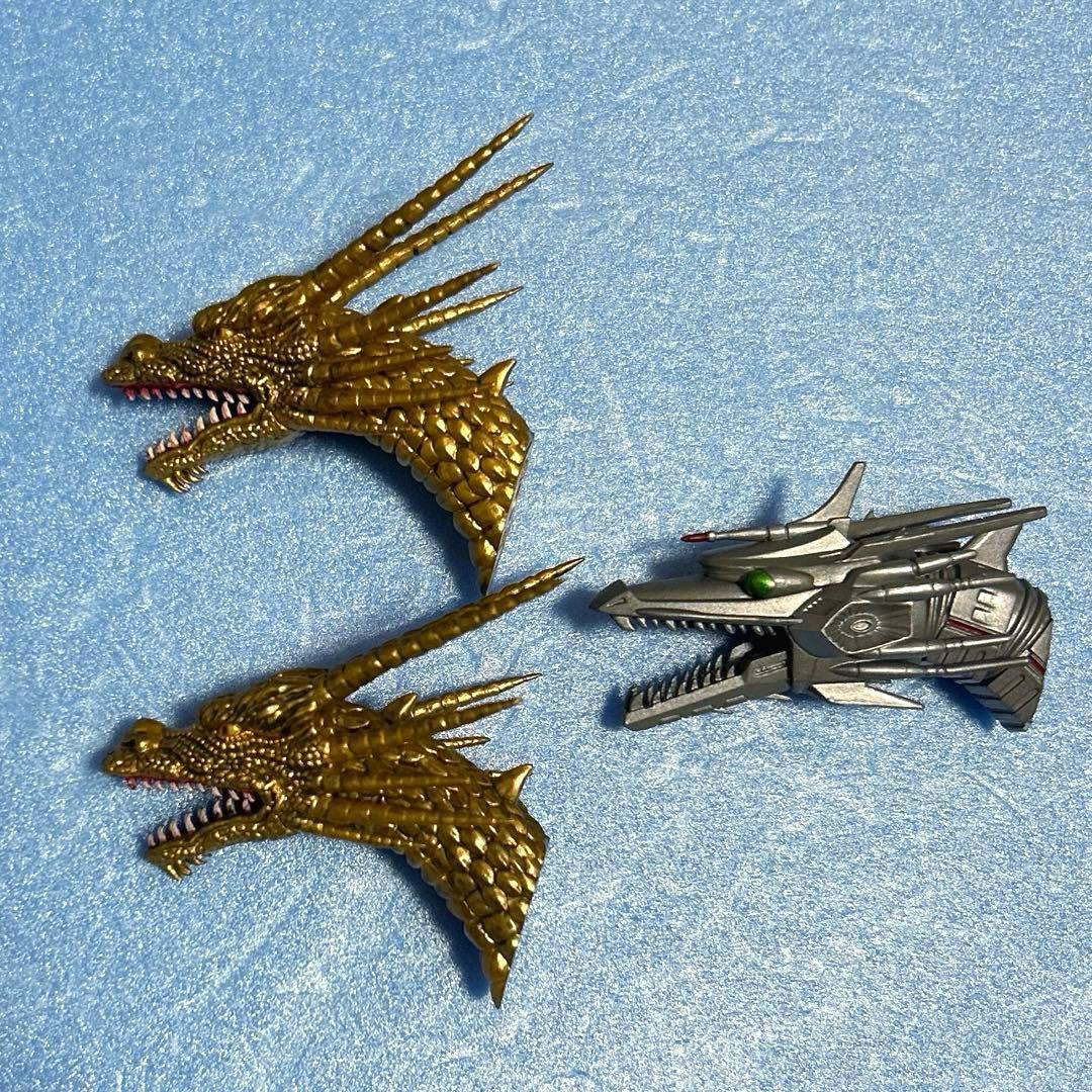 一番くじ　ゴジラ　モンスターヘッドマグネット　キングギドラ　メガキングギドラ