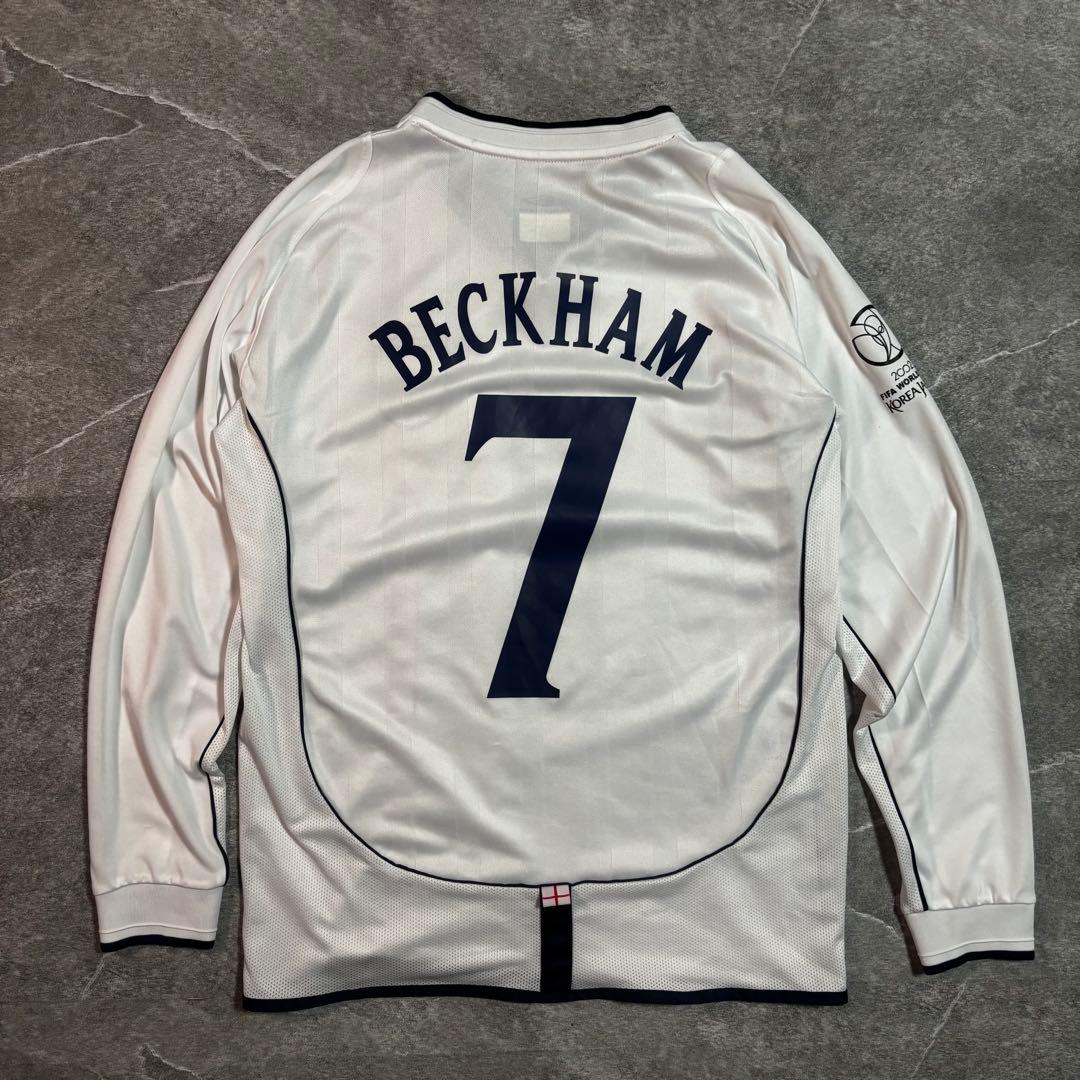 イングランド代表 Umbro シャツ 7 S/M BECKHAM ベッカム